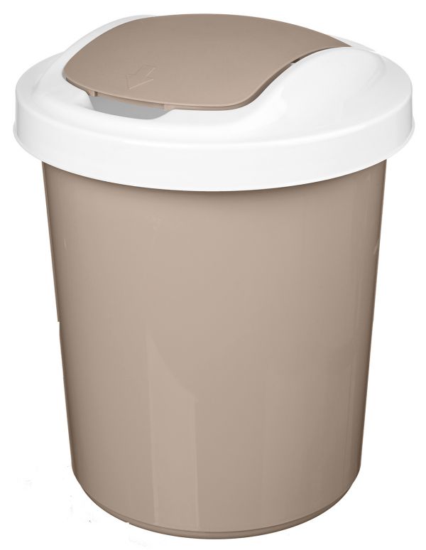 Waste container "Palm" round 16L (beige) 221301927/01